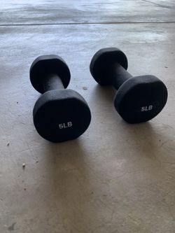 5 lb dumbbells pair