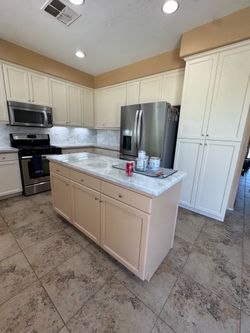 Kitchen cabinets