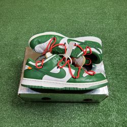 Dunk low Off White Pine Green