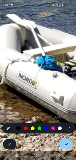 Nordic White Iwatet  inflatable Boat