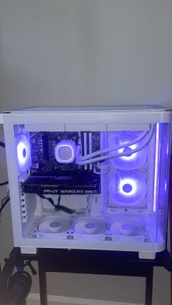 Skytech Gaming  KING95 Gaming Desktop PC AMD Ryzen 7 9700X 16GB Memory NVIDIA GeForce RTX 5060 Ti 16GB 1TB NVMe Storage White