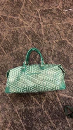 Goyard Green Duffel Bag