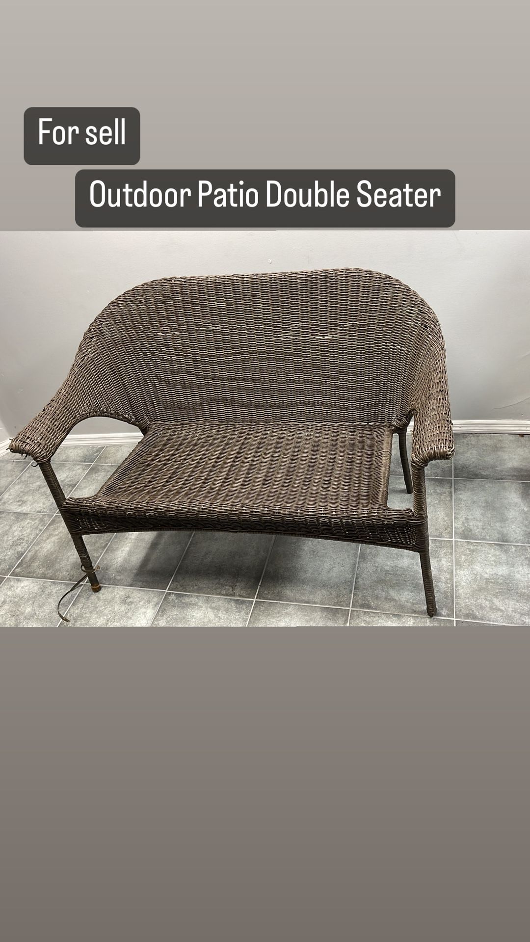 Outdoor Patio Double Seating