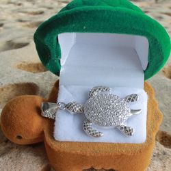 collar de tortuga plata 925