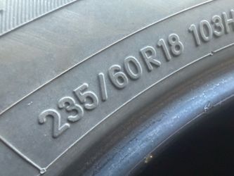 235/60/18 Toyo (4 Tires) $80.00/All 4