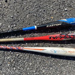 3 Easton Tee ball Little League Baseball Bats Mako Typhoon S400