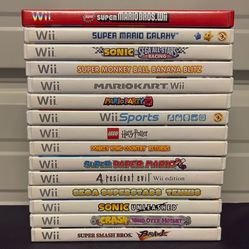 Wii Games (Read Description)