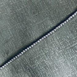 1/2 CT. T.W. Diamond Tennis Bracelet in Sterling Silver