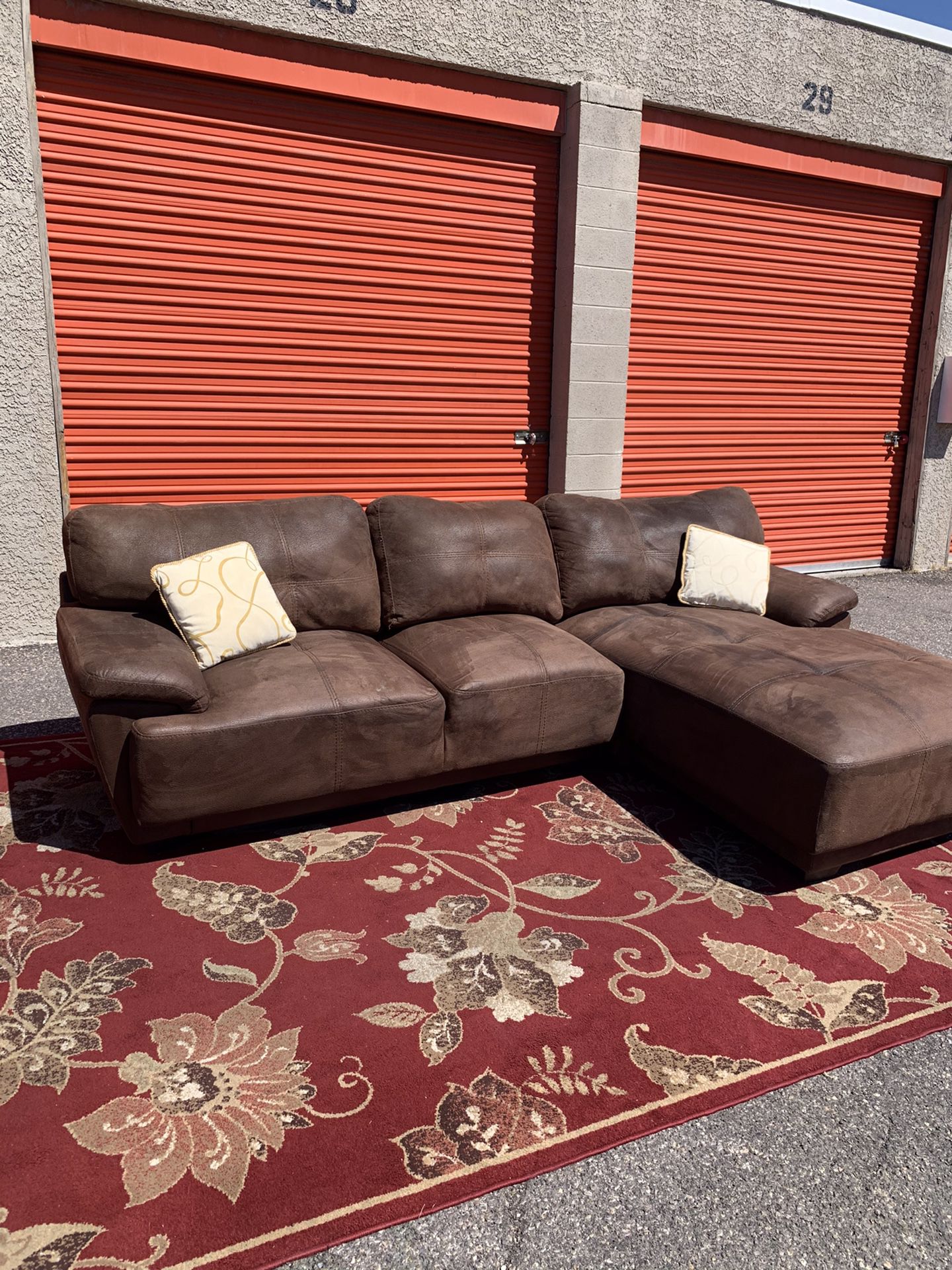 Genuine Leather Sectional,Couch DELIVERY AVAILABLE