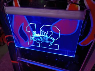 Seahawks led acrylic sign
