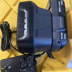 Ryobi Battery And Charger Set