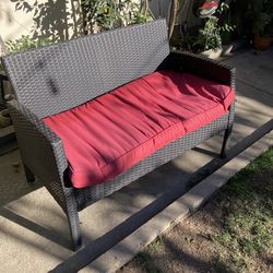 Patio furniture loveseat