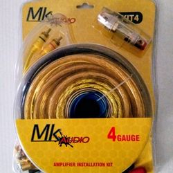Mk Audio 4 Gauge Amplifier Kit Brand New In The Box 