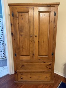Large Wood Wardrobe/Armoire