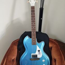 Supro 1570WB Sahara Electric Guitar - Blue Metallic