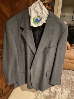 New Men’s Grey Twead Style Blazer Jacket Size 54R