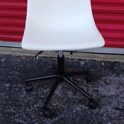 Desk Rolling Chair Adjustable Height Faux Leather  