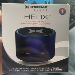 Helix Portable Light Up Bluetooth Speaker Blue