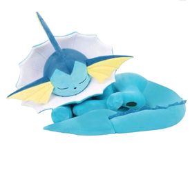 Pokemon Vaporeon Sleeping Plush - 18" Jazwares Plush NEW with Tags