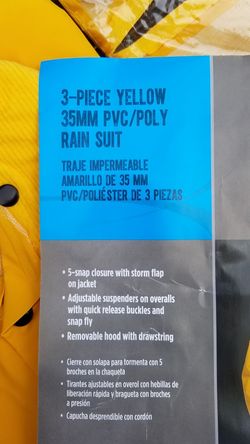 Rain suit