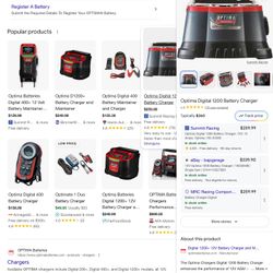 Optima Car Battery Charger