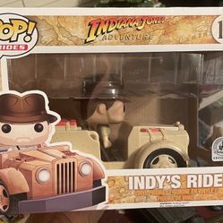 Funko Pop! Rides Indiana Jones Indy’s Ride #19 NYCC Disney Park