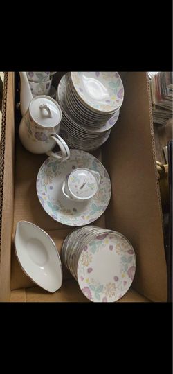 Sango China plates dishes pot set