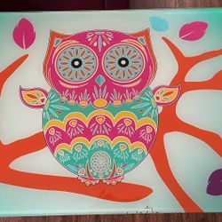 Owl Green Graphic Desk 