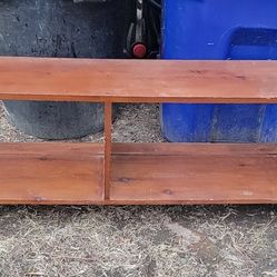 Handmade Wood Bench-Shelf