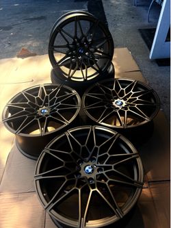 (SALE) 4 NEW 20x09J BMW Dark Bronze Multi-Spoke Wheels w/NEW Tires