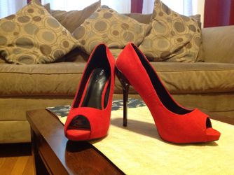 Red Aldo Stilettos