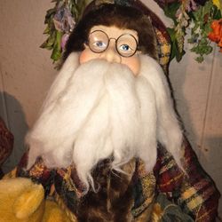 35" Vintage Victorian Santa Rare Find