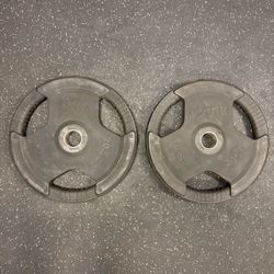 45 Pound XMARK Tri-Grip 2” Olympic Weight Plates Pair