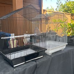 2 Bird Cages 2 For 15