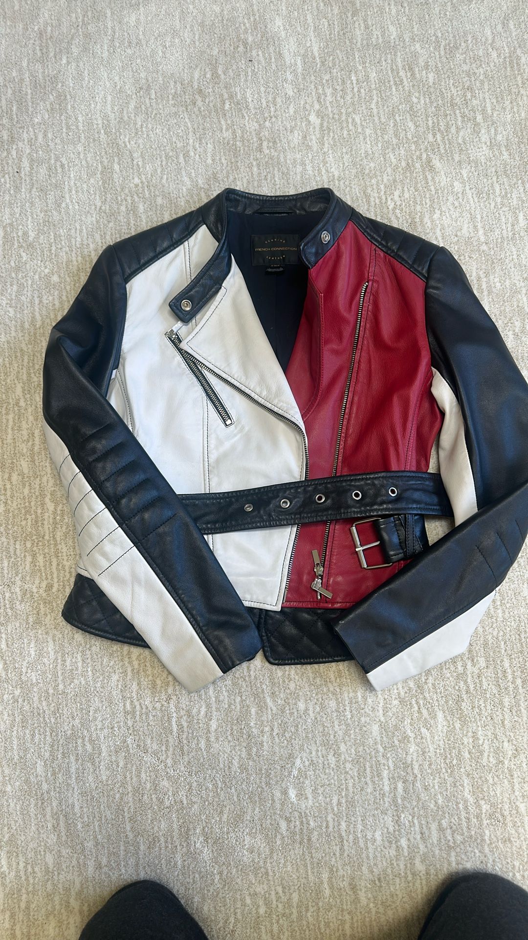 Women’s French Connection leather jacket