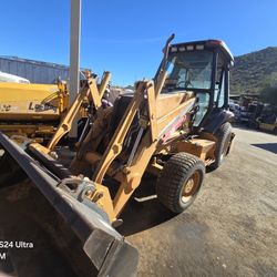 2007 case 570 lxt 4x4 gannon tractor skiploader 