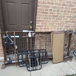 Electric Adjustable Bed Frame - Works Great - With Side Rails