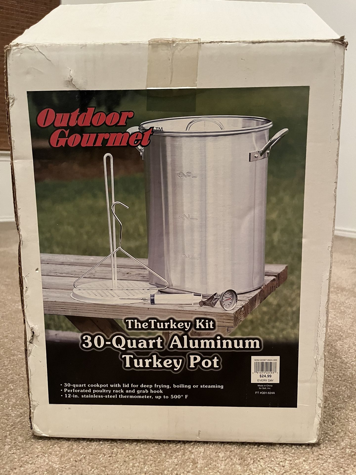 New 30 Qt Turkey Pot