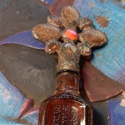 Antique 1890's-1900's Extremely Rare Amber Spohn’s Compound Spohn Medical Company MEDICINE BOTTLE Goshen Indiana IN