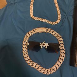 Acero Inoxidable Baño Oro Rosa Diamantes Moisenaite 💎