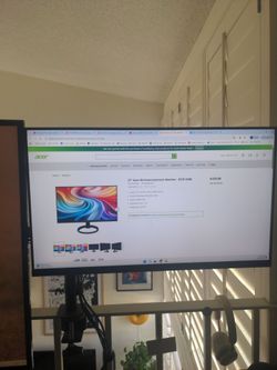27 inch Acer R0 monitor