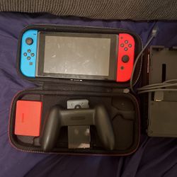 Nintendo Switch. Barely Used. Everything With It Including Case