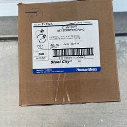 3/4” EMT Set Screw Couplings 250pc