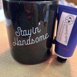 Oversized Coffee Mug & Shave Cream