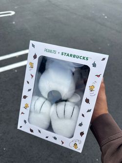 Starbucks X peanuts plushie