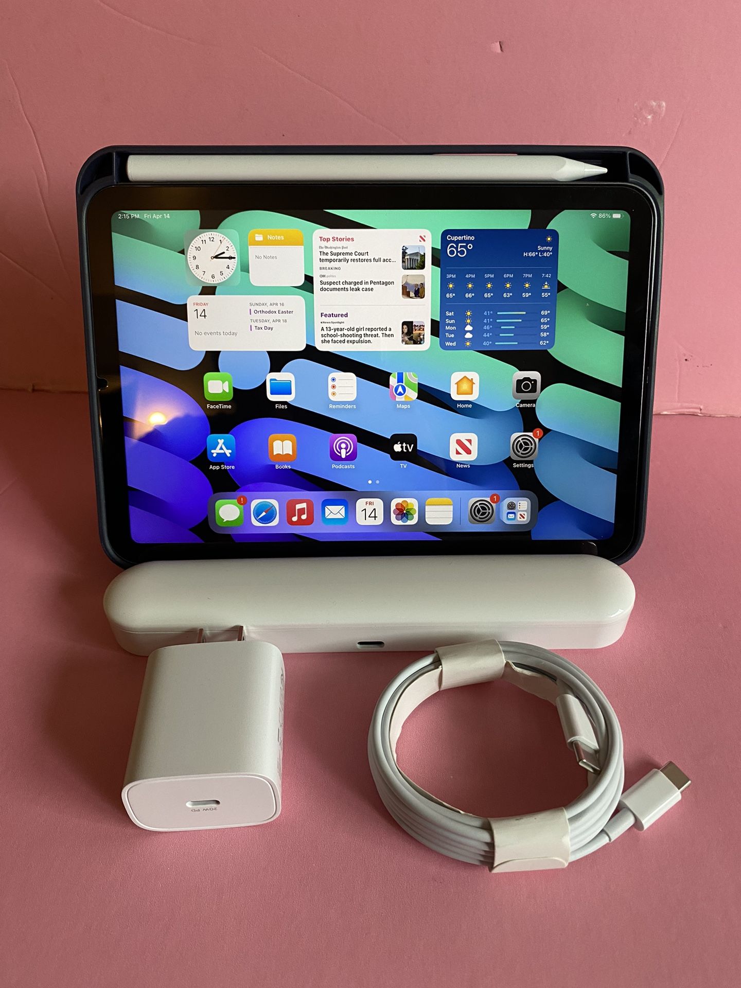 Apple Ipad Mini 6th Generation (Latest Model 2021/ 8.3” Retina Display) 64GB with stylus pen & complete Accessories