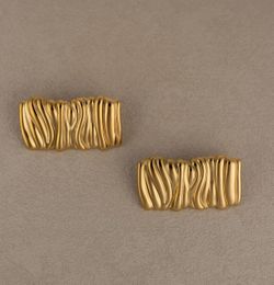 18k gold plated earrings - Gold