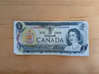 Canada 1973 One Dollar Bill