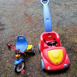 Kid's Bike And Car