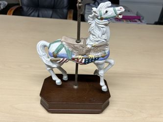 4 Carousel Horse Music Boxes